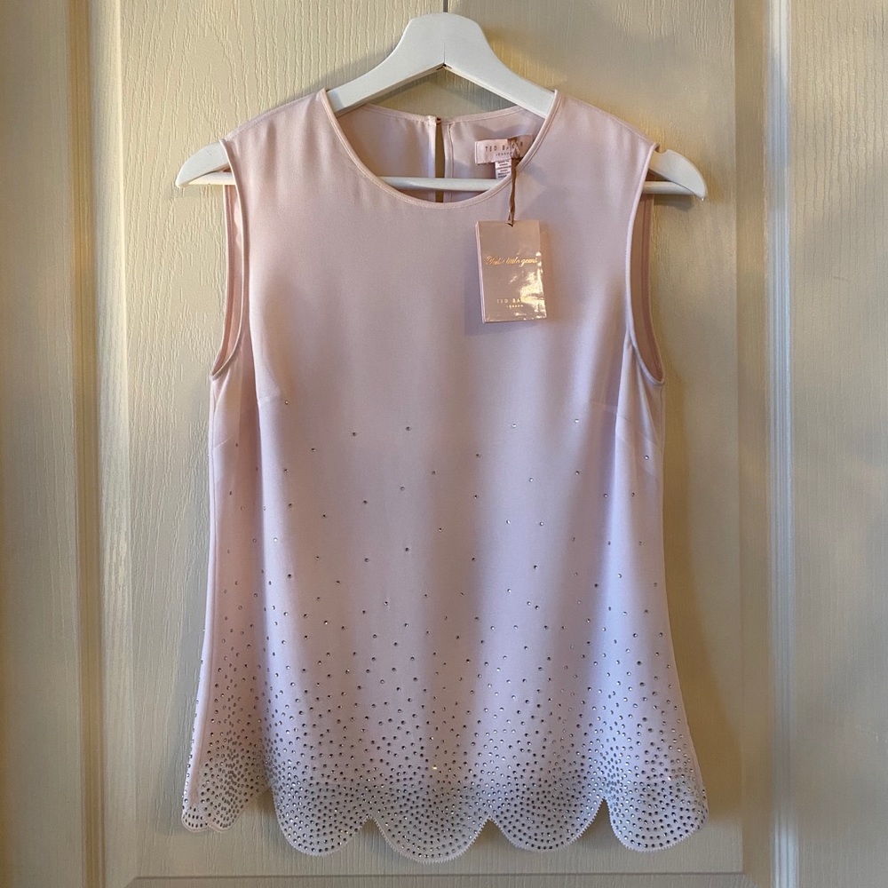 Ted Baker pink Top with little diamonds
